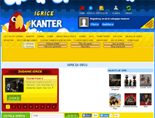 Tablet Screenshot of igrice-kanter.com